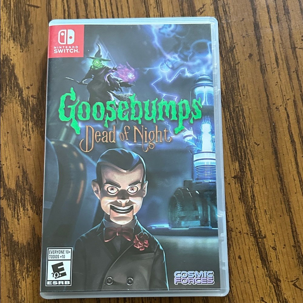 Nintendo Goosebumps Dead of Night - Black and Blue Art